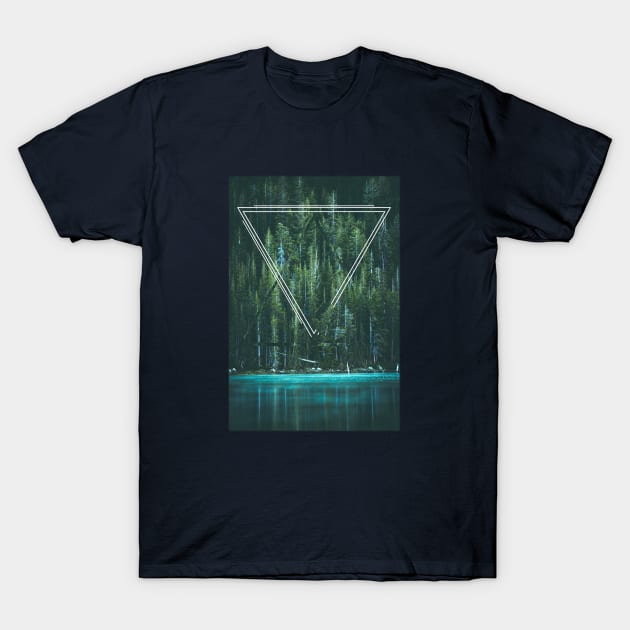 Pines x Geometric Design T-Shirt by Adventum Design